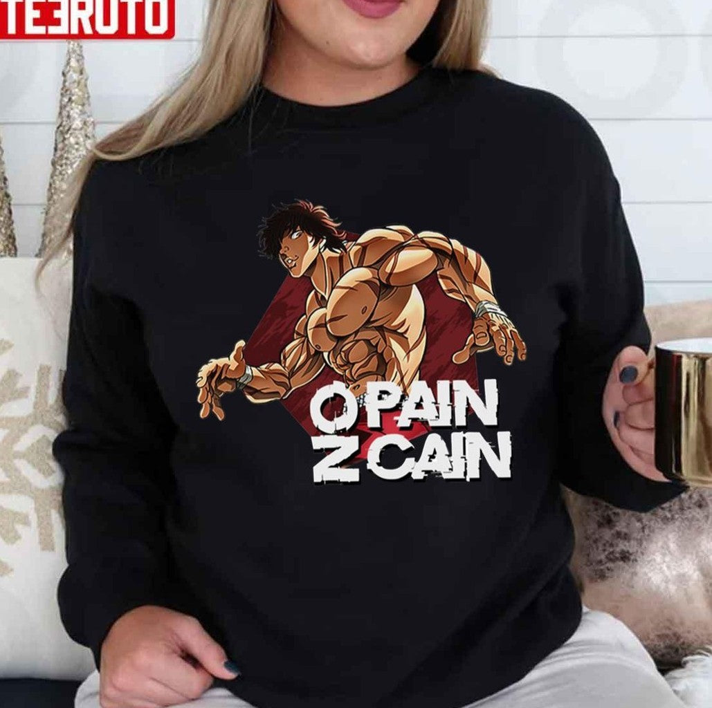 No Pain No Gain Baki The Grappler Unisex Sweatshirt - T-Shirt, Sweatshirt, Hoodie