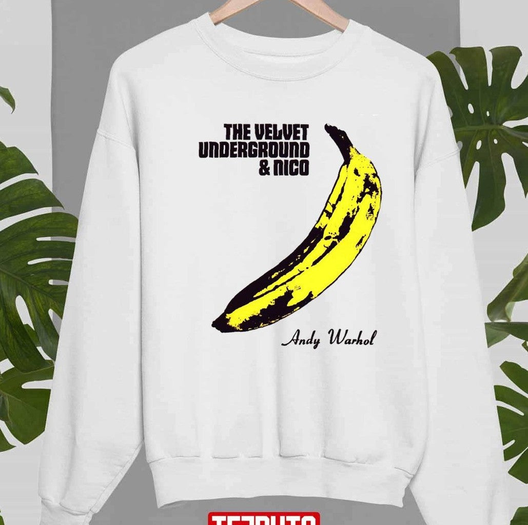 Andy Warhol's Velvet Underground Famous Banana Design Unisex Sweatshirt - T-Shirt, Sweatshirt, Hoodie