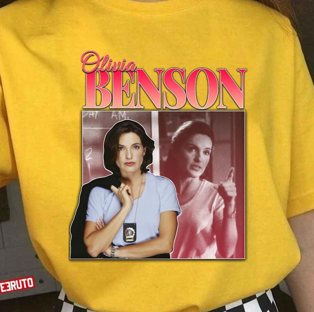 Olivia Benson 90s Inspired Law And Order Unisex T-Shirt - T-Shirt, Sweatshirt, Hoodie