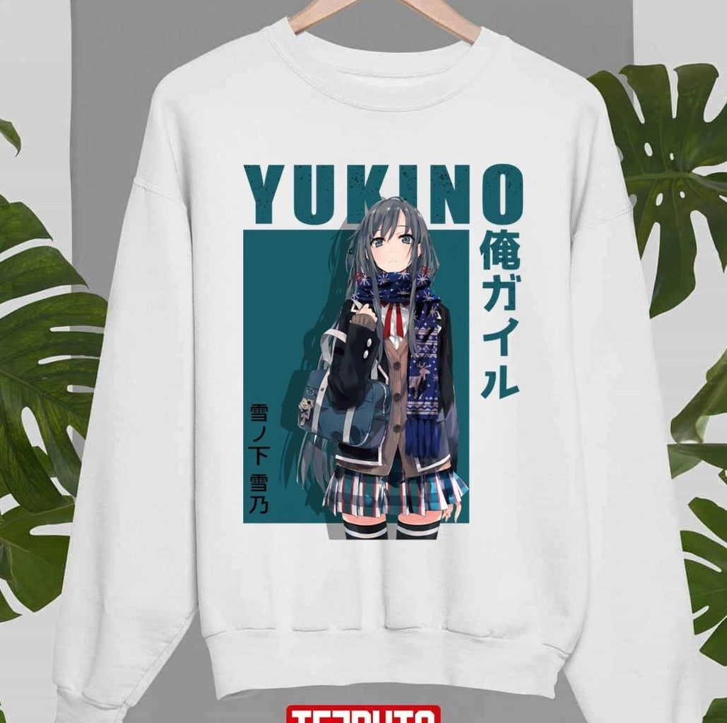 My N Romantic Comedy Snafu Climax Oregairu Merch Yukino Yukinoshita Trending Unisex Sweatshirt - T-Shirt, Sweatshirt, Hoodie