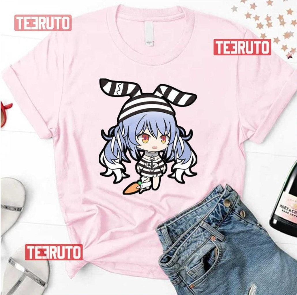 New Costume Hololive Usada Pekora Unisex T-Shirt - T-Shirt, Sweatshirt, Hoodie