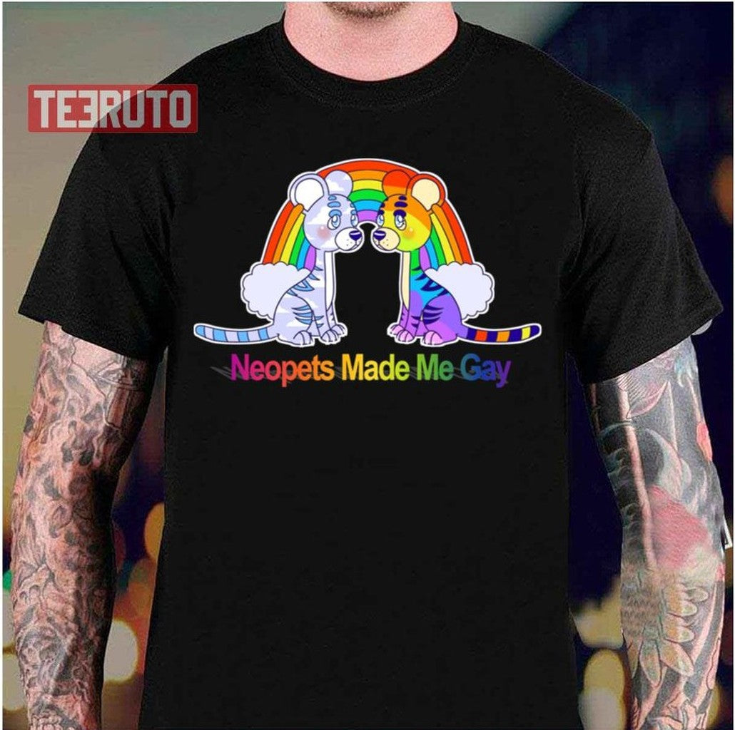 Neopets Made Me Gay Unisex T-Shirt - T-Shirt, Sweatshirt, Hoodie