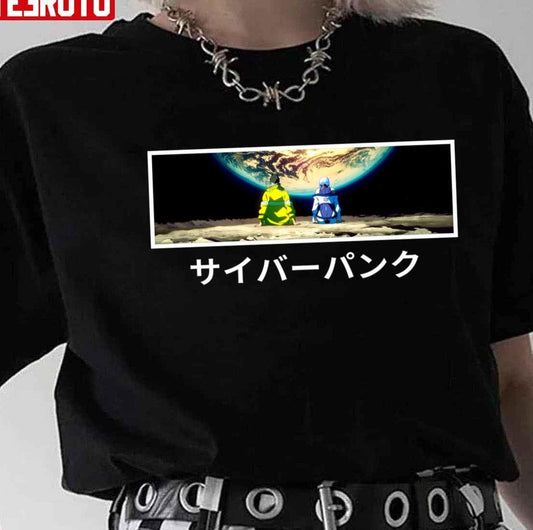Anime Lucy And David Cyberpunk Unisex T-shirt - T-Shirt, Sweatshirt, Hoodie