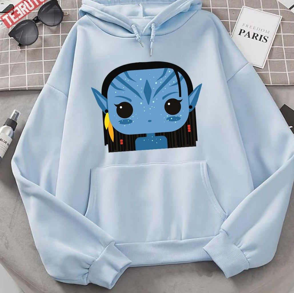 Neytiri Avatar 2 Cute Fanart Unisex Hoodie - T-Shirt, Sweatshirt, Hoodie