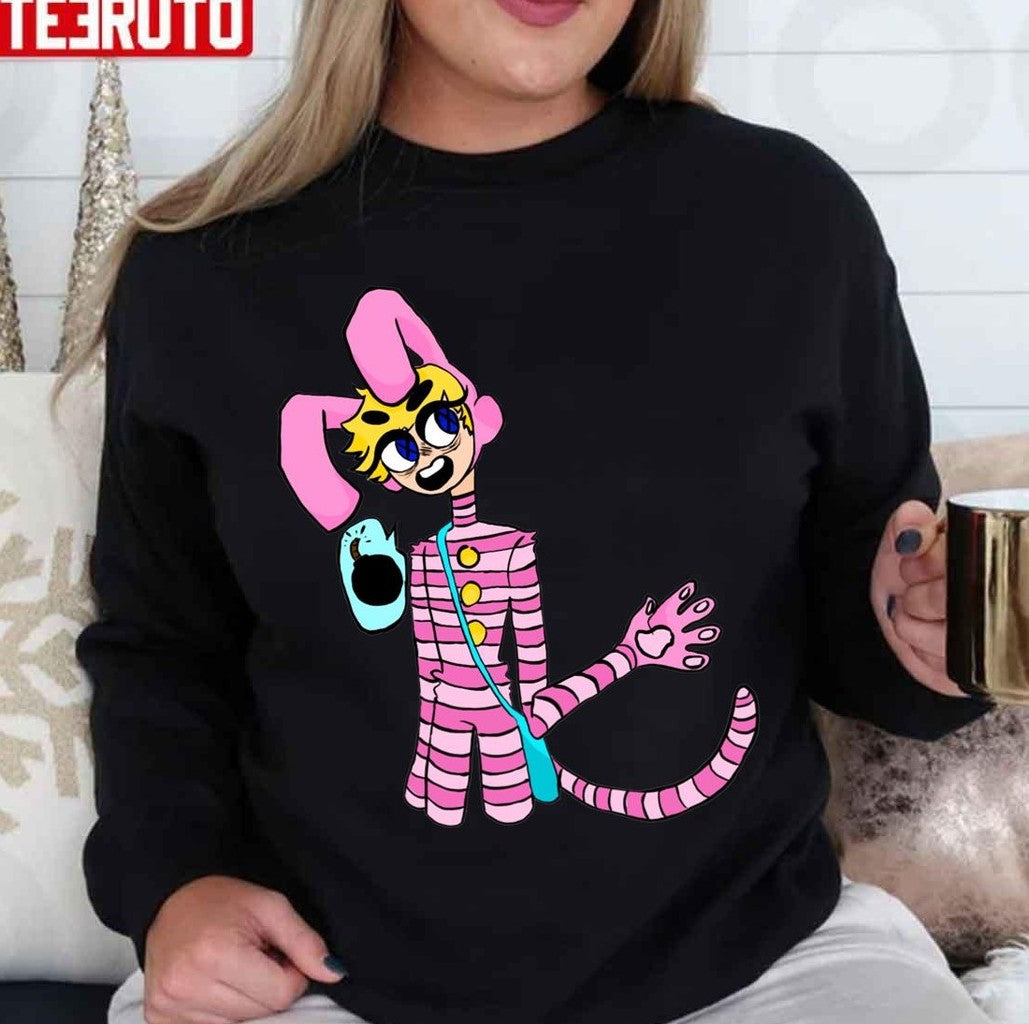 Popee Pink Bunny Popee The Performer Unisex Sweatshirt - T-Shirt, Sweatshirt, Hoodie