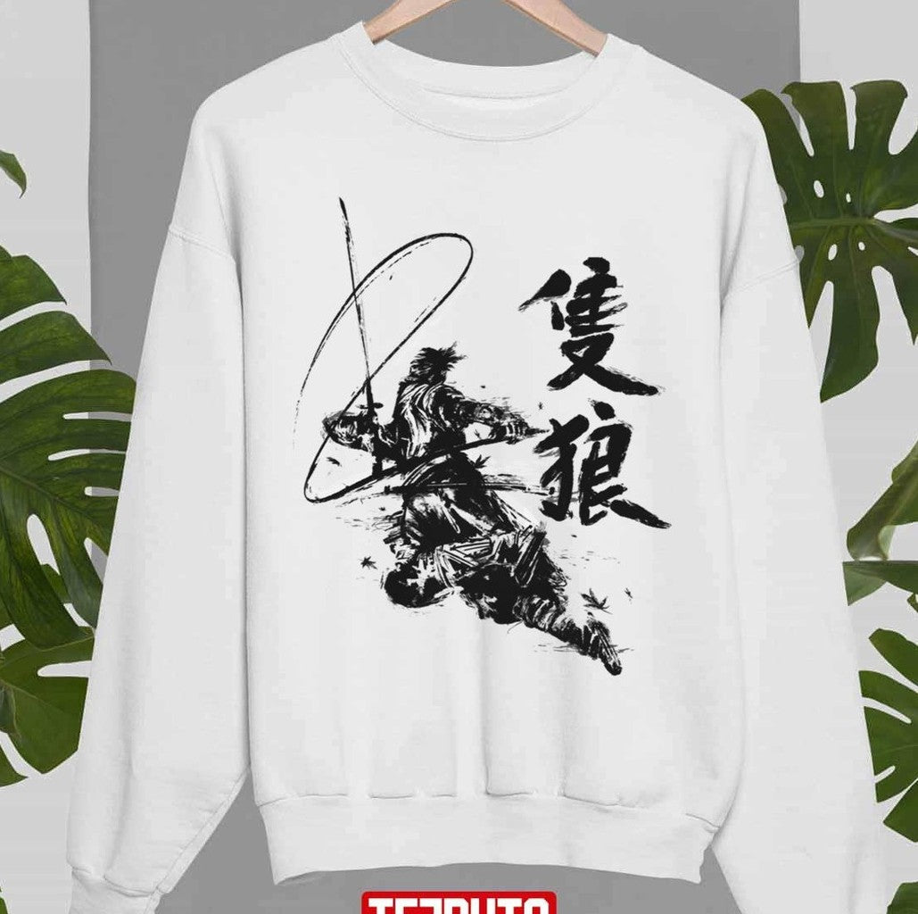 One Armed Wolf Sekiro Shadows Die Twice Unisex Sweatshirt - T-Shirt, Sweatshirt, Hoodie