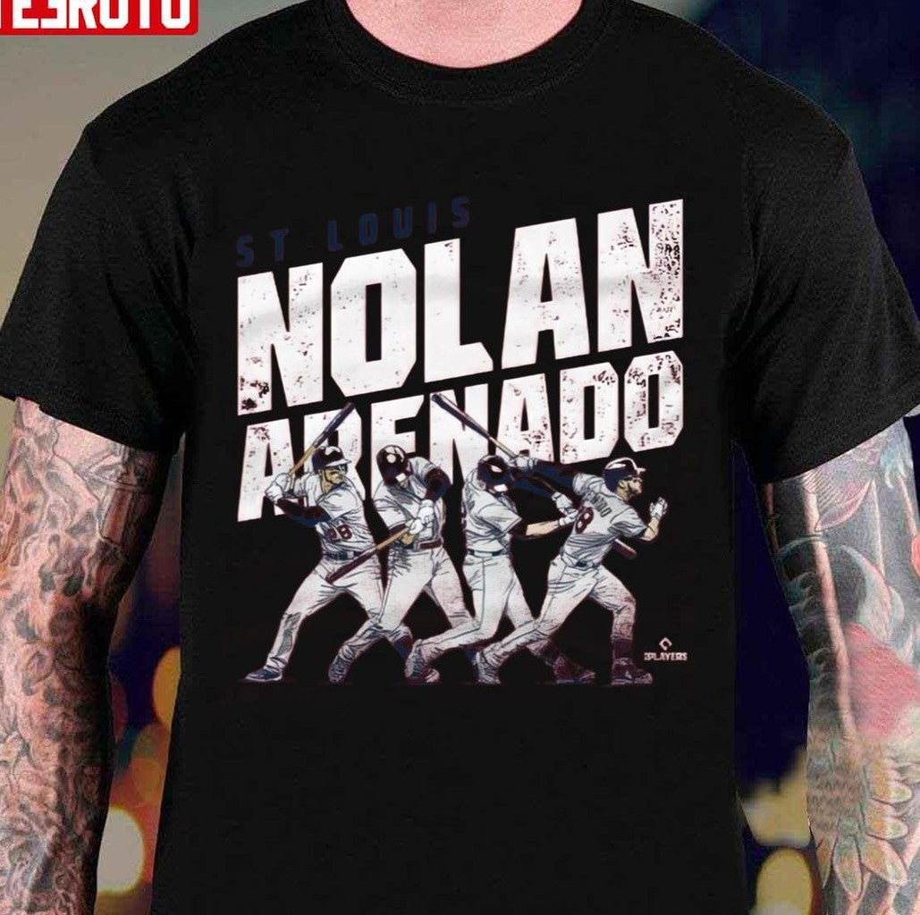 Nolan Arenado Swing Motion St Louis Unisex T-Shirt - T-Shirt, Sweatshirt, Hoodie