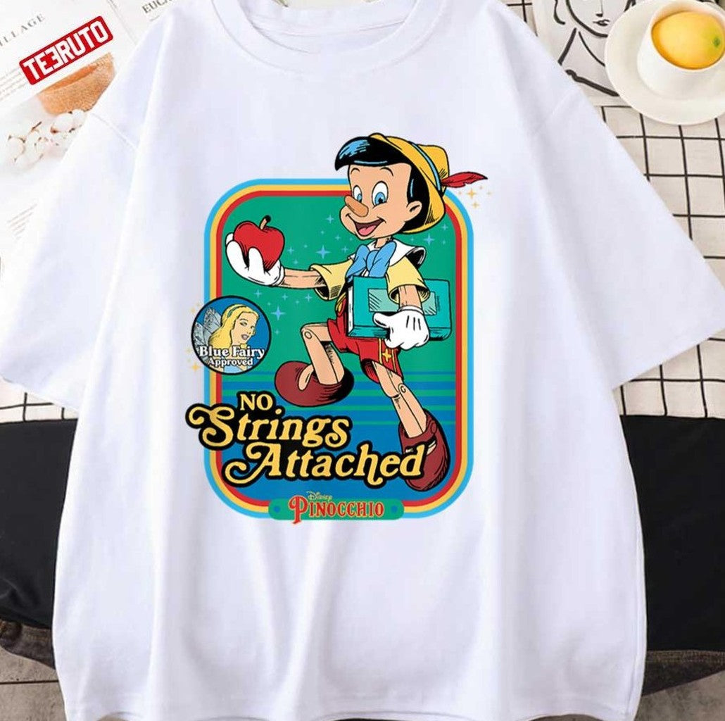 No Strings Attached Pinocchio Unisex T-shirt - T-Shirt, Sweatshirt, Hoodie