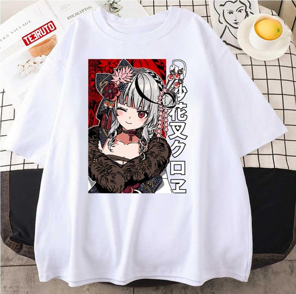 Sakamata Chloe In Kimono Hololive Unisex T-Shirt - T-Shirt, Sweatshirt, Hoodie