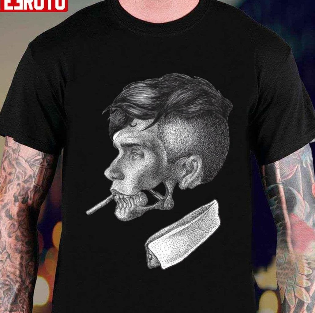 Mr Shelby Skull Style Peaky Blinders Unisex T-shirt - T-Shirt, Sweatshirt, Hoodie