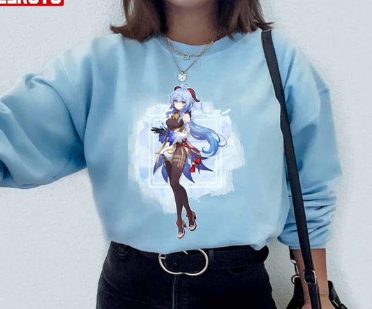 Anime Character Ganyu Genshin Impact Unisex Sweatshirt - T-Shirt, Sweatshirt, Hoodie