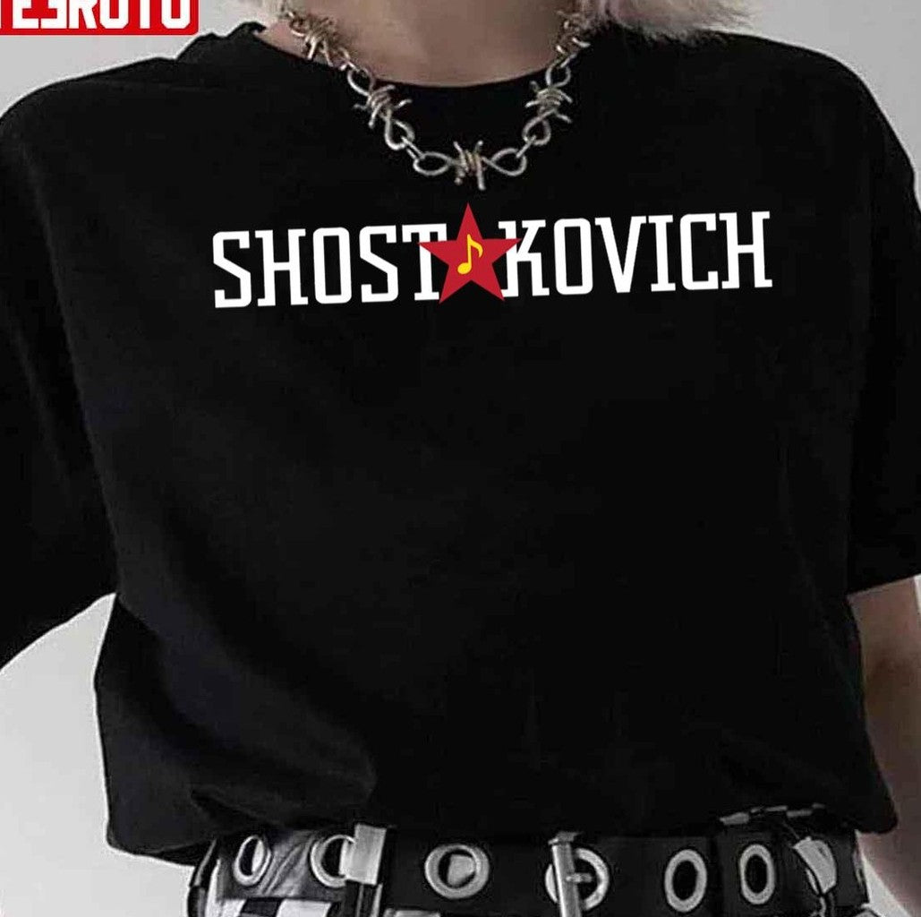 Shostakovich For Dark Backgrounds Unisex T-Shirt - T-Shirt, Sweatshirt, Hoodie