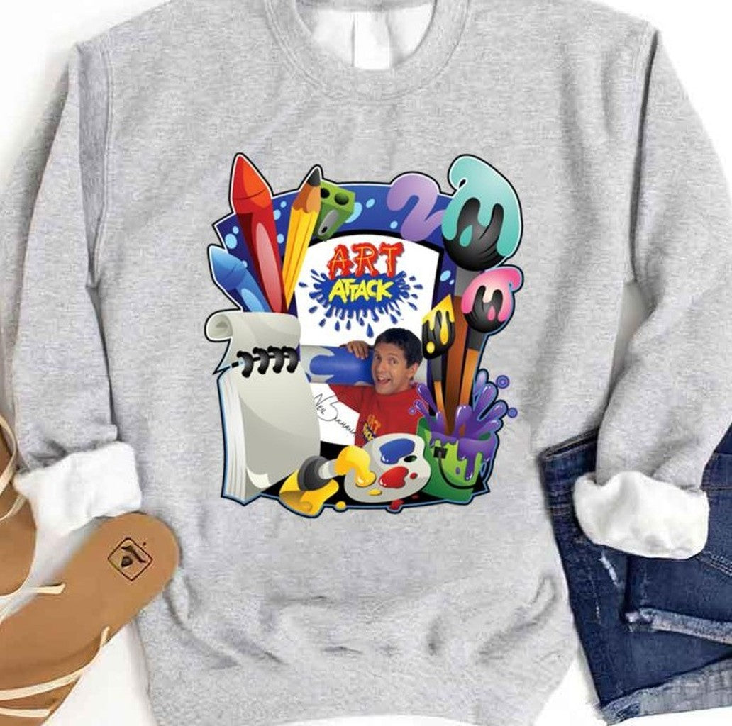 Neil Buchanan Art Attack Citv Unisex Sweatshirt - T-Shirt, Sweatshirt, Hoodie