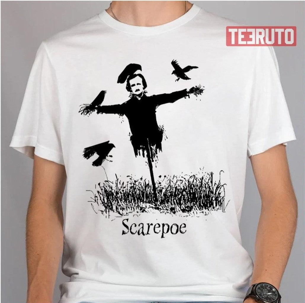 Scarepoe Edgar Allan Poe Unisex T-Shirt - T-Shirt, Sweatshirt, Hoodie