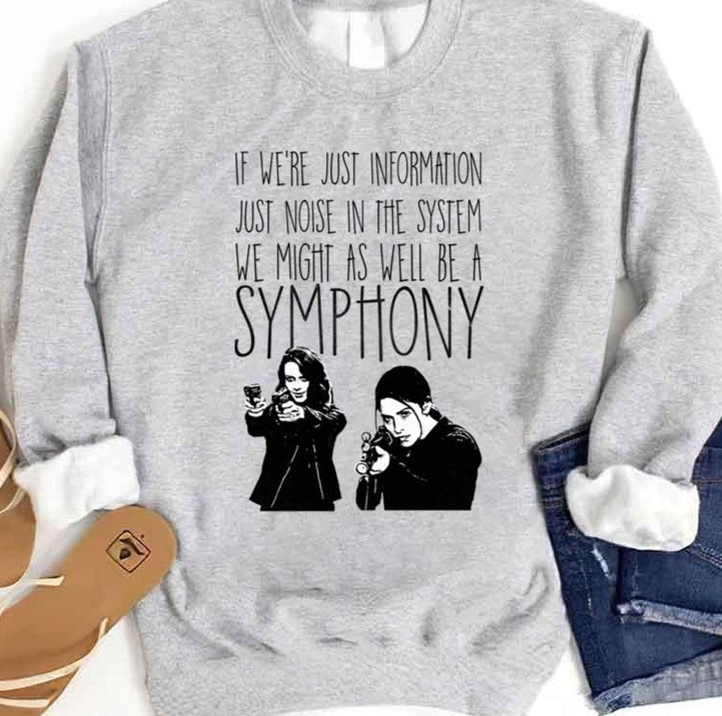 Root And Shaw Symphony Person Of Interest Unisex Sweatshirt - T-Shirt, Sweatshirt, Hoodie
