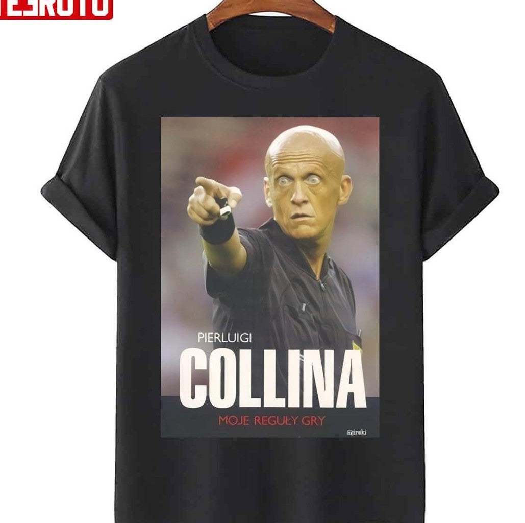Pierluigi Collina Iconic Moment On Football Match Unisex T-Shirt - T-Shirt, Sweatshirt, Hoodie