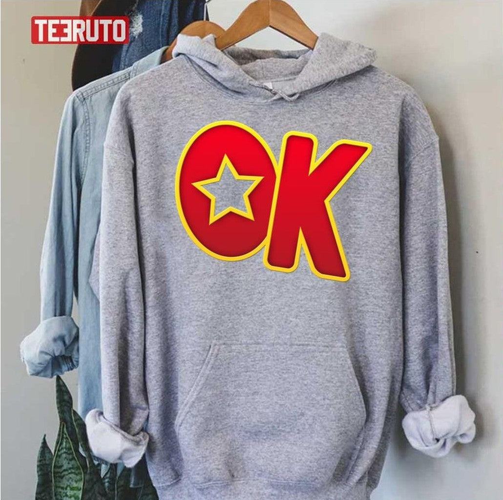Ok Dk Donkey Kong Game Unisex Hoodie - T-Shirt, Sweatshirt, Hoodie