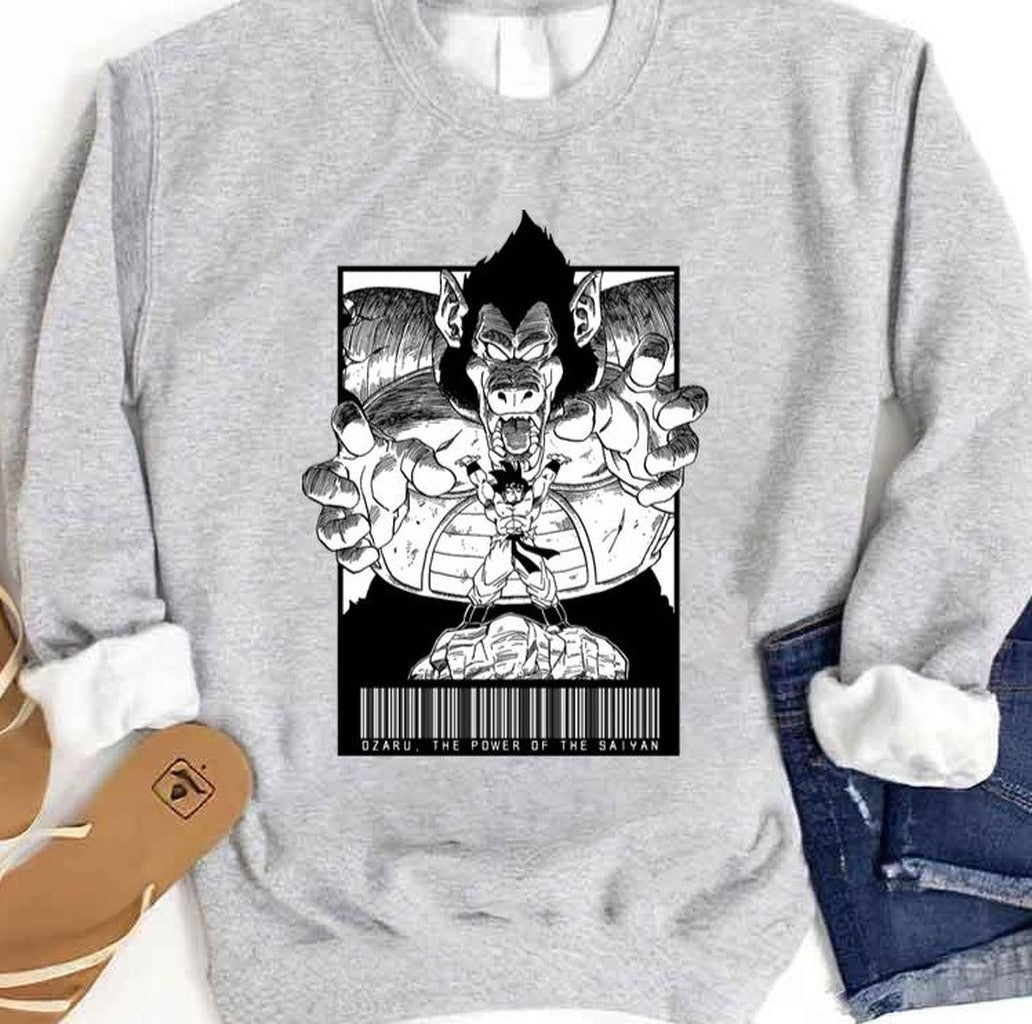 Ozaru The Power Of The Saiyan Code Unisex Sweatshirt - T-Shirt, Sweatshirt, Hoodie