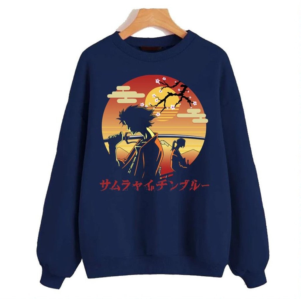 Mugen And Jin Champloo Japanese Sunset Unisex Sweatshirt - T-Shirt, Sweatshirt, Hoodie