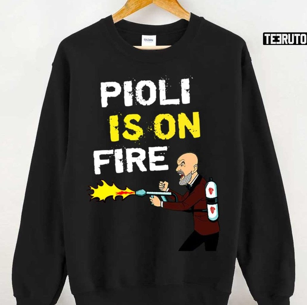 Pioli Is On Fire 2022 Football Trending Unisex Sweatshirt - T-Shirt, Sweatshirt, Hoodie