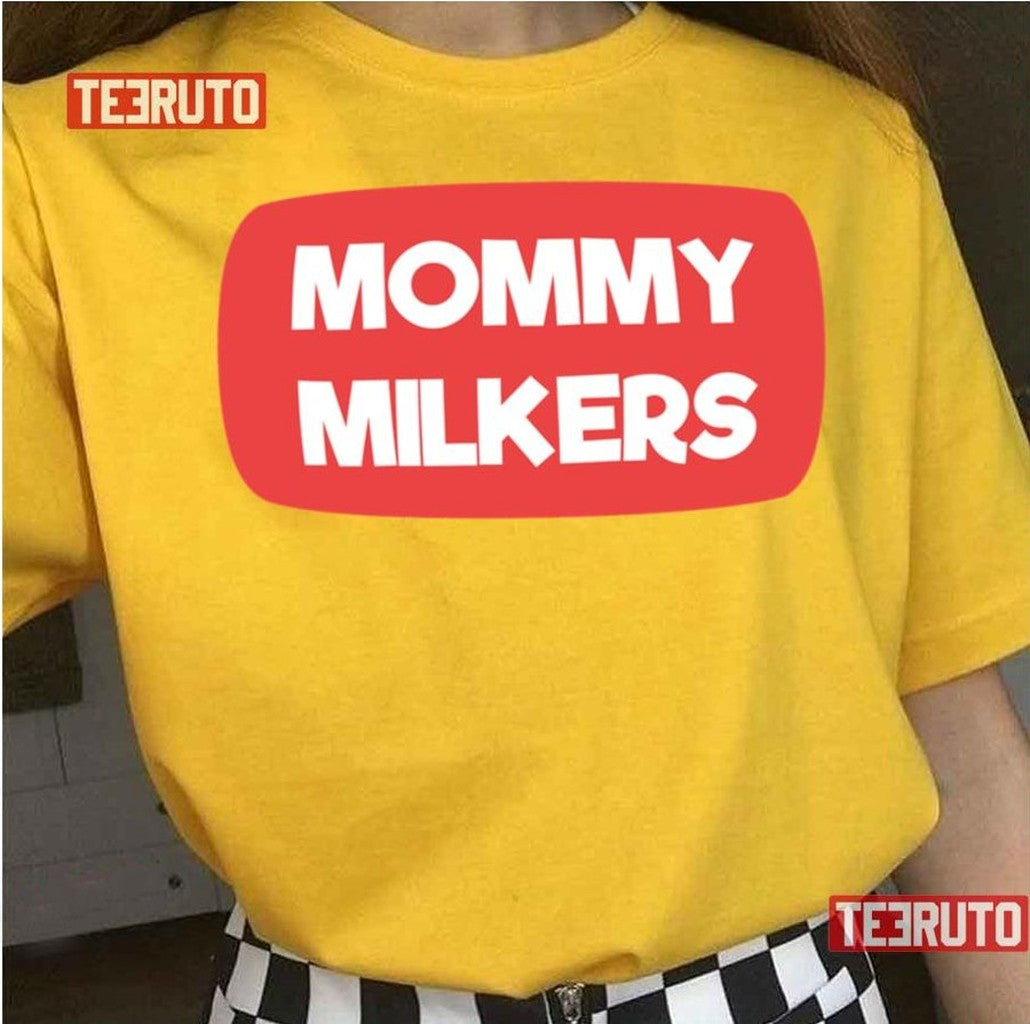 Mommy Milkers Red Tag Unisex T-Shirt - T-Shirt, Sweatshirt, Hoodie