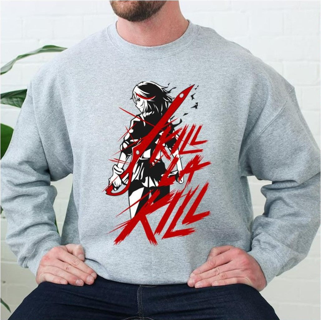 Ryuko Matoi Red Art Kill La Kill Unisex Sweatshirt - T-Shirt, Sweatshirt, Hoodie
