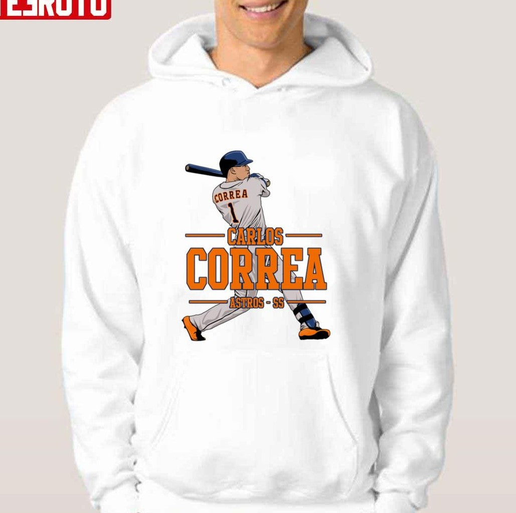 Number 1 Astros SS Carlos Corea Unisex Hoodie - T-Shirt, Sweatshirt, Hoodie