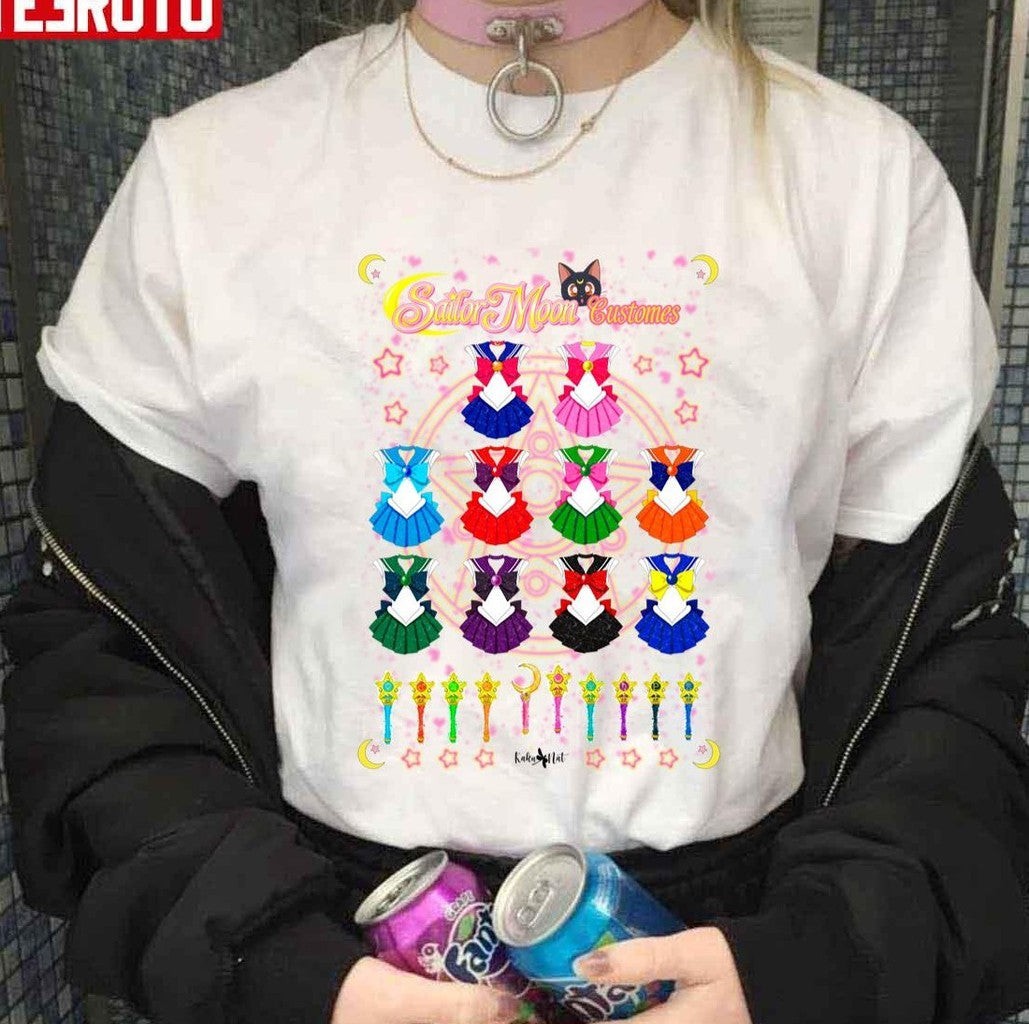 Sailor Moon Customes Art Unisex T-shirt - T-Shirt, Sweatshirt, Hoodie