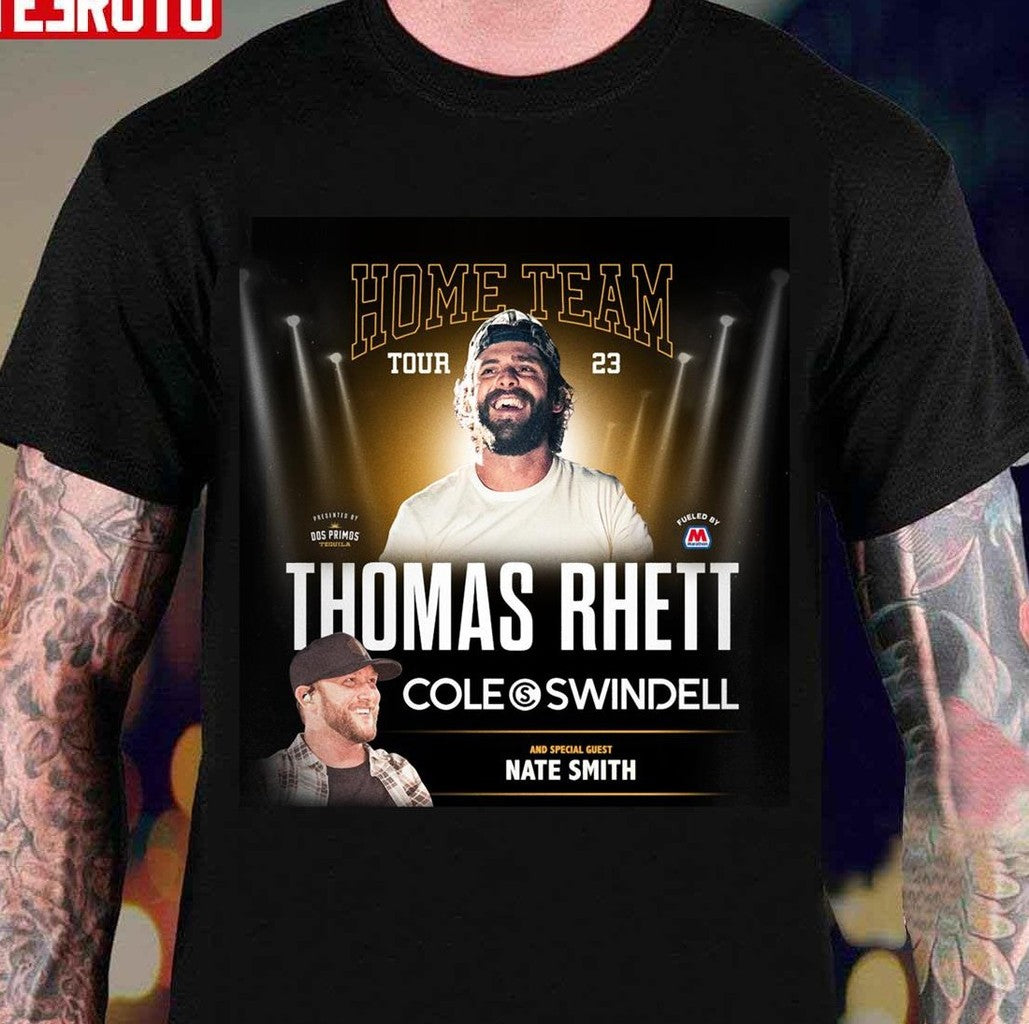 Rhett Of Home Team Tour 2023 Unisex T-Shirt - T-Shirt, Sweatshirt, Hoodie