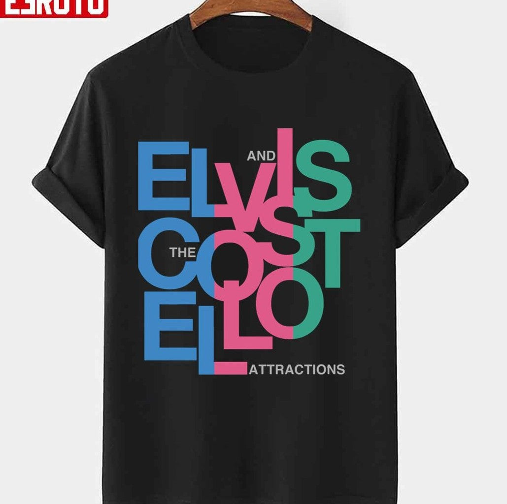 Musician Guitar Elvis Costello Unisex T-shirt - T-Shirt, Sweatshirt, Hoodie