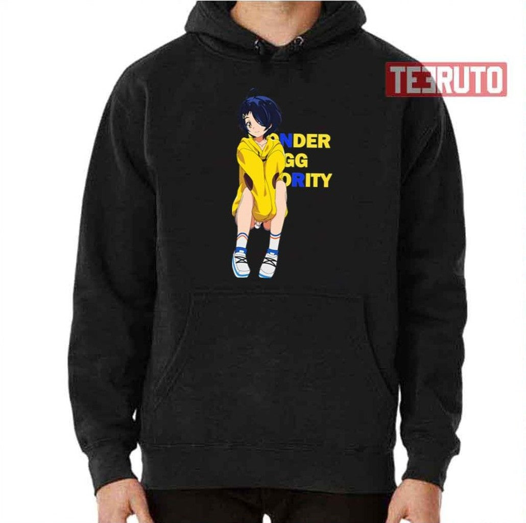 Ohto Sitting Wonder Egg Priority Anime Unisex Hoodie - T-Shirt, Sweatshirt, Hoodie