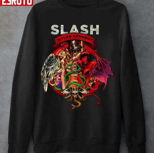 Apocalyptic Loce Myles Kennedy With Slash Conspirator Band Graphic Unisex T-Shirt - T-Shirt, Sweatshirt, Hoodie