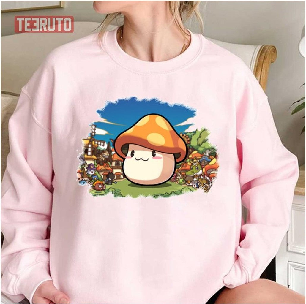 Orange Mushroom Maplestory Unisex Sweatshirt - T-Shirt, Sweatshirt, Hoodie