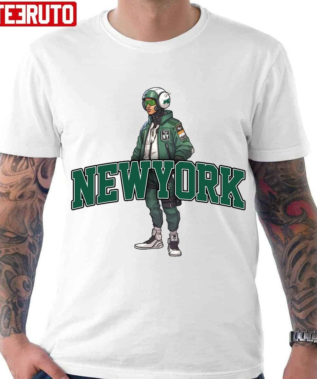 New York Football Hype Beast Mascot Unisex T-Shirt - T-Shirt, Sweatshirt, Hoodie