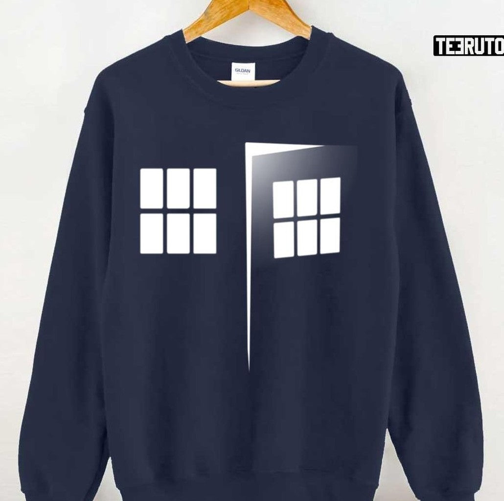 Police Call Box Doctor Who Artwork Unisex Sweatshirt - T-Shirt, Sweatshirt, Hoodie