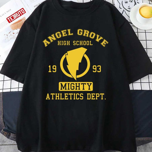 Angel Grove High Mighty Athletics Dept 1993 Vintage Power Rangers Unisex T-Shirt - T-Shirt, Sweatshirt, Hoodie