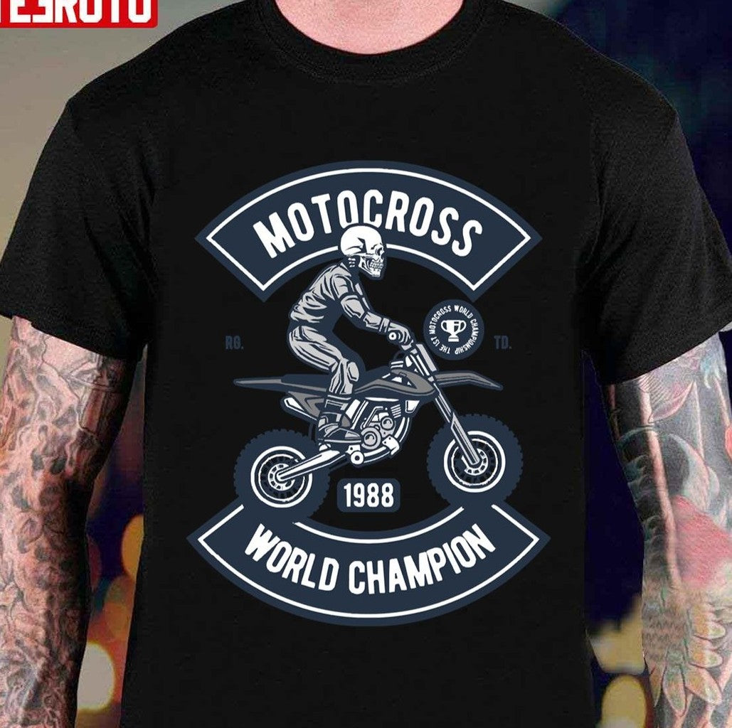 Motocross World Champion Unisex T-Shirt - T-Shirt, Sweatshirt, Hoodie