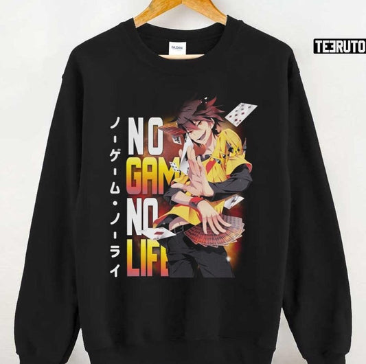 Anime No Game No Life Vintage 90s Unisex Sweatshirt - T-Shirt, Sweatshirt, Hoodie