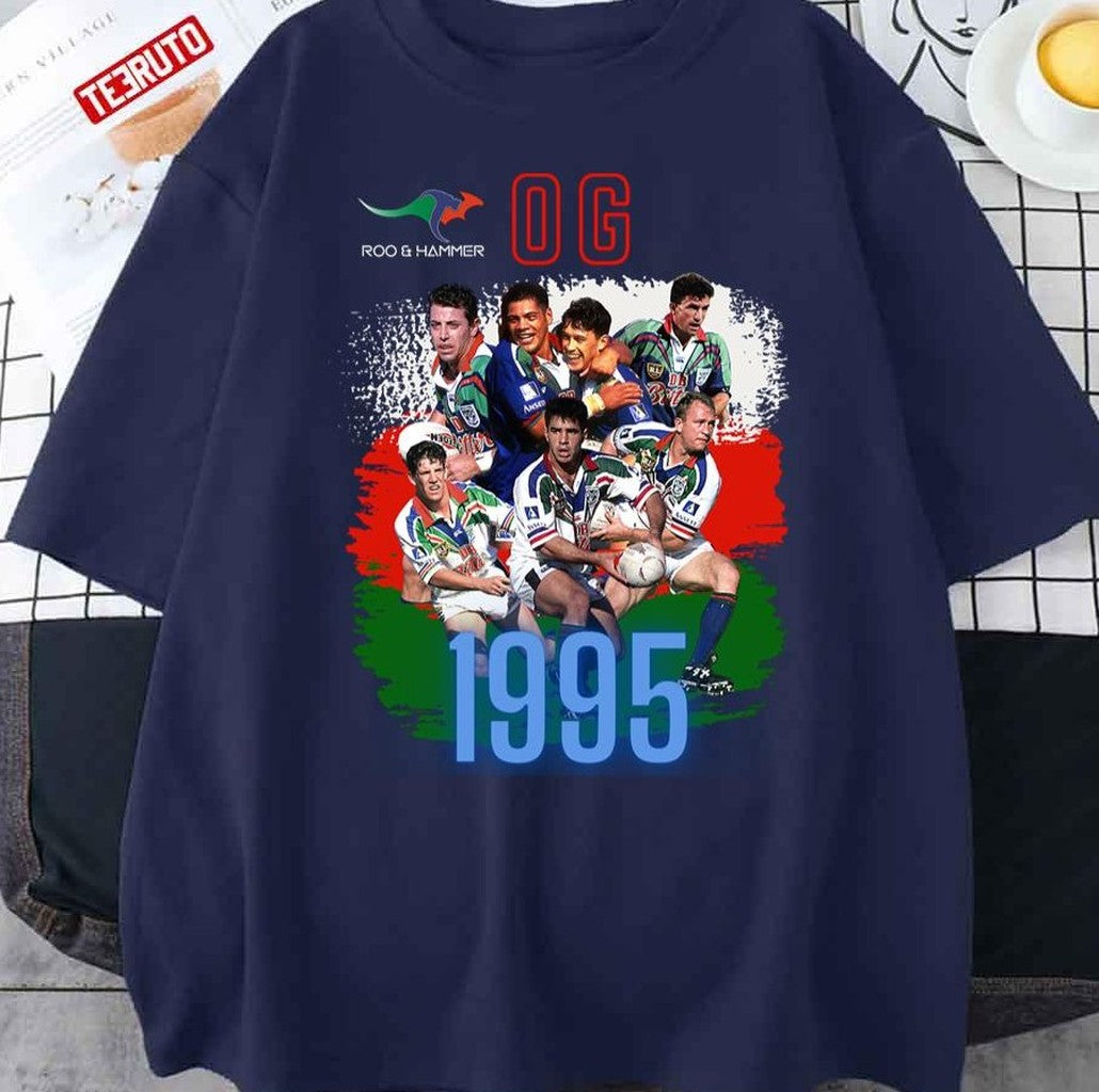 Og Warriors 1995 Vintage Rugby Unisex T-Shirt - T-Shirt, Sweatshirt, Hoodie