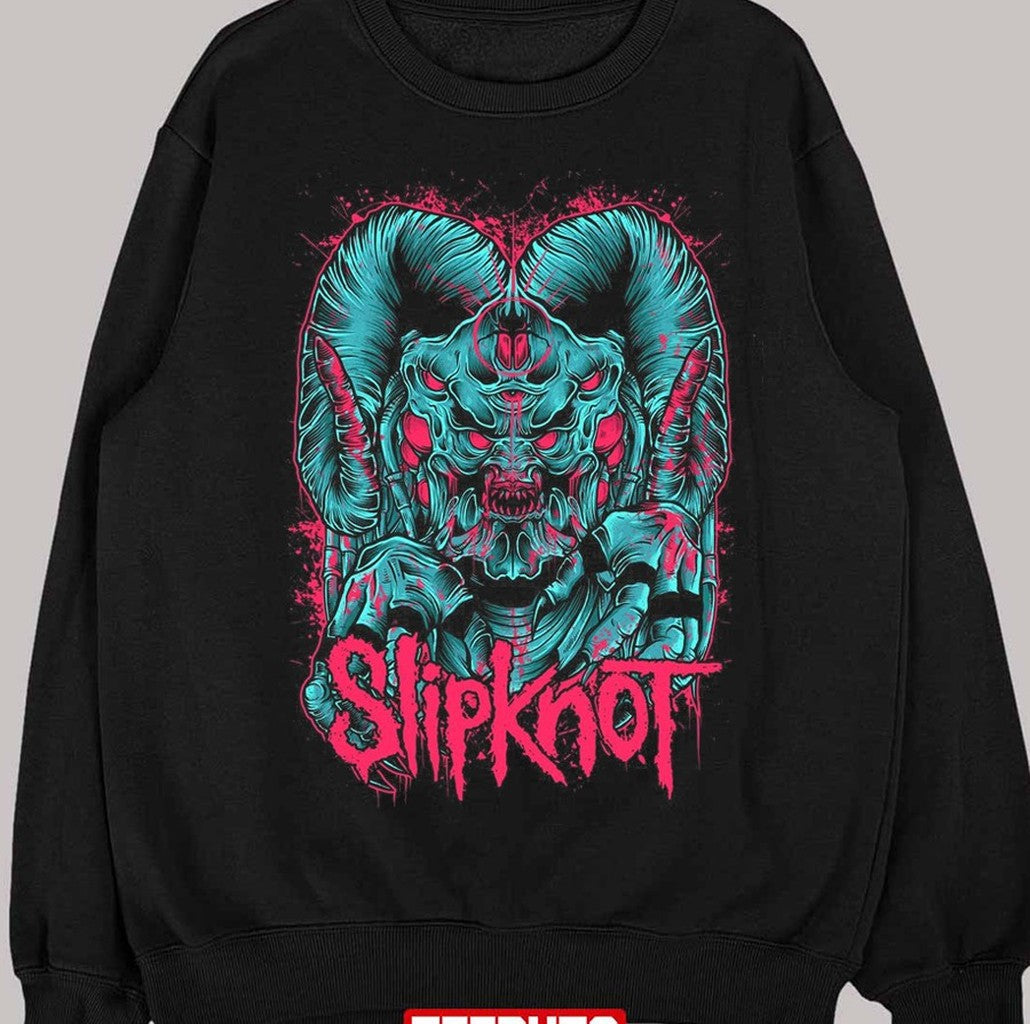 Predator Animated Colorful Design Slipknot Band Unisex Sweatshirt - T-Shirt, Sweatshirt, Hoodie