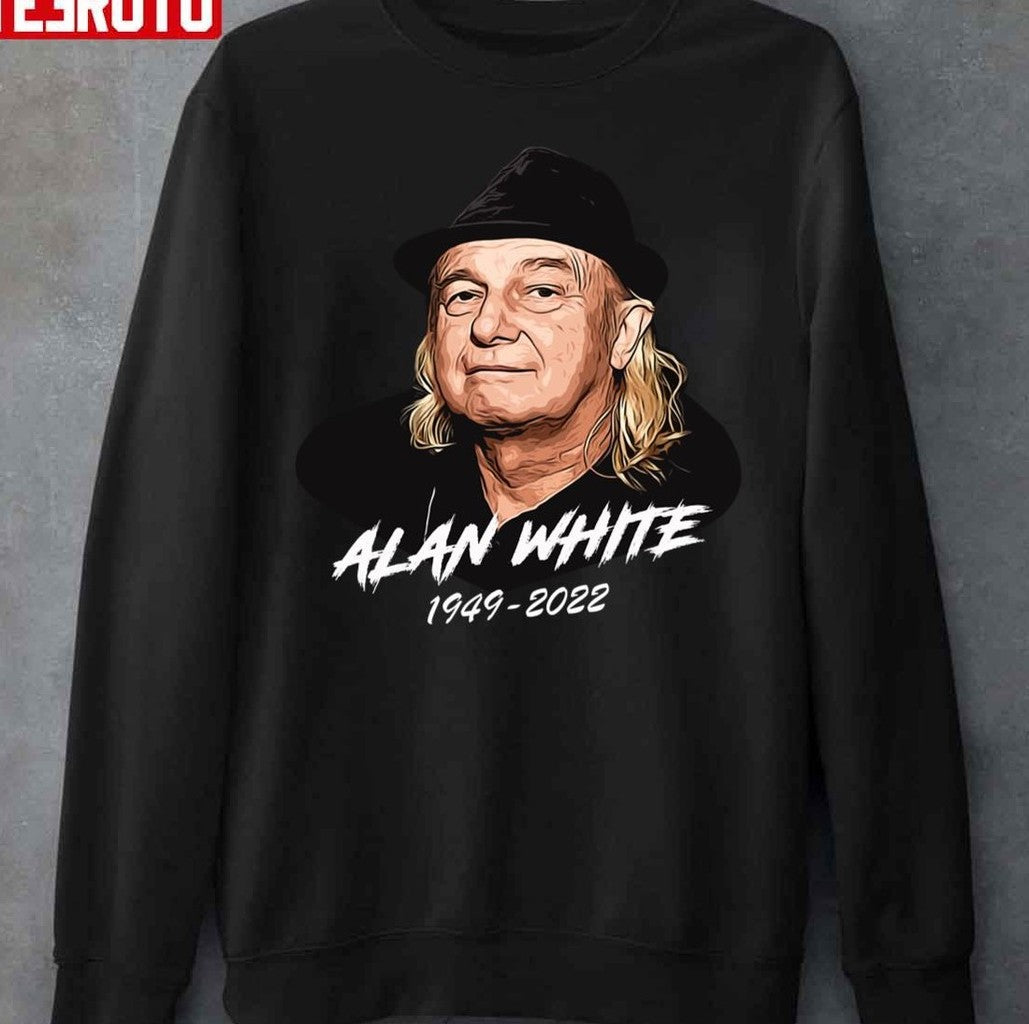 Rip Alan White 1949-2022 Unisex Sweatshirt - T-Shirt, Sweatshirt, Hoodie