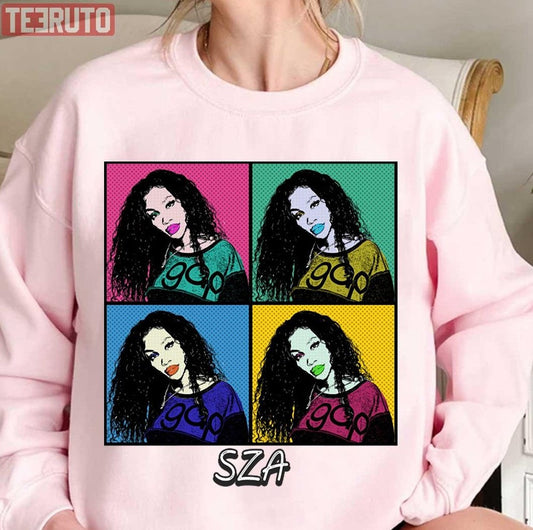 2023 Tour Sza 80s Pop Art Style Unisex Sweatshirt - T-Shirt, Sweatshirt, Hoodie