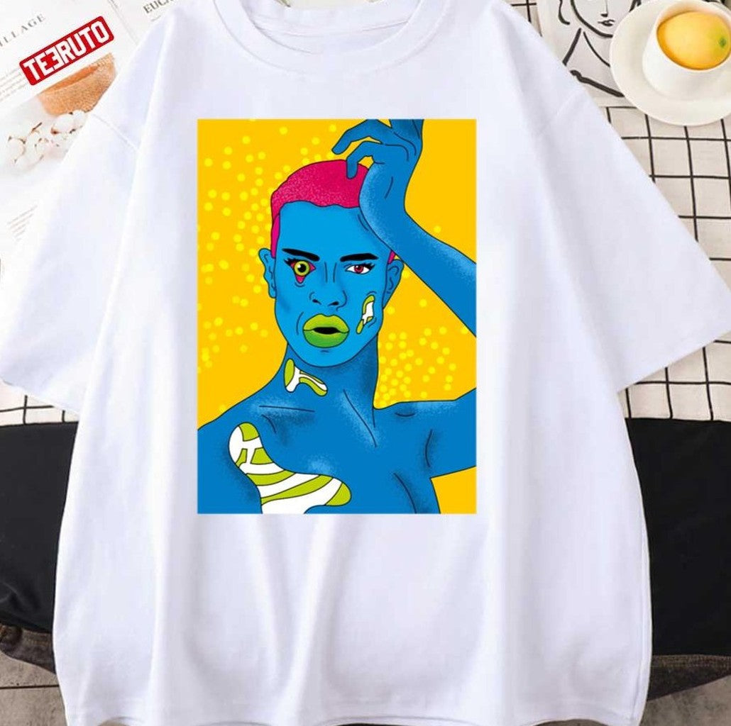 Psychedelic Yvie Oddly Zombie Unisex T-Shirt - T-Shirt, Sweatshirt, Hoodie
