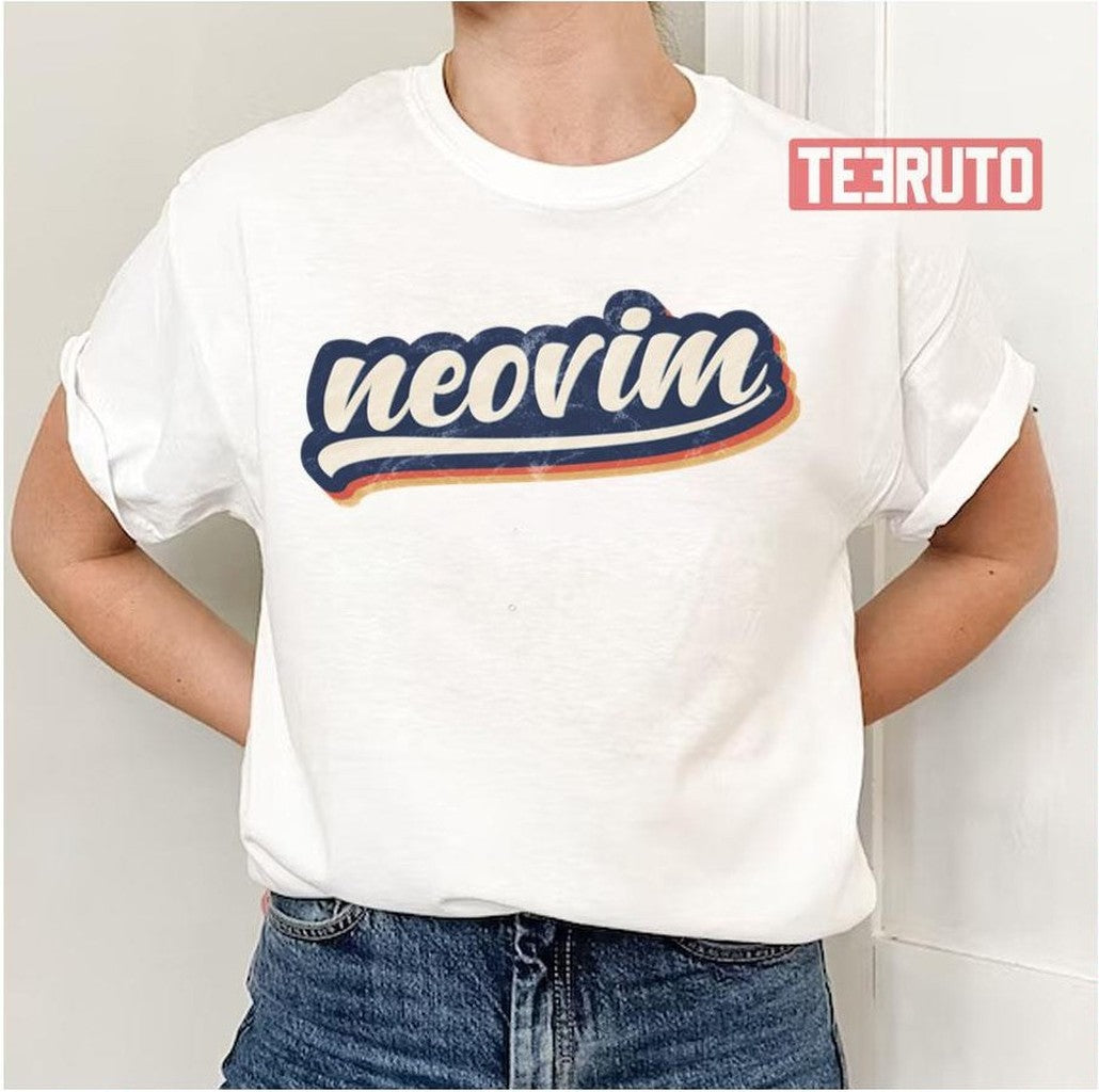 Neovim Retro Vintage Worn Neovim Unisex T-Shirt - T-Shirt, Sweatshirt, Hoodie