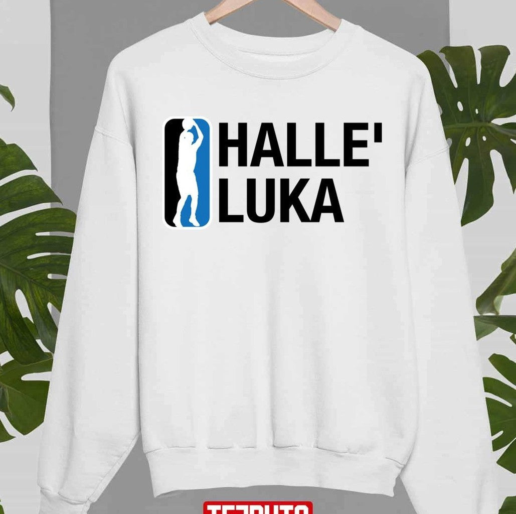 Nba Logo Inspired Halleluka Luka Doncic Dallas Basketball Mavericks Unisex Sweatshirt - T-Shirt, Sweatshirt, Hoodie