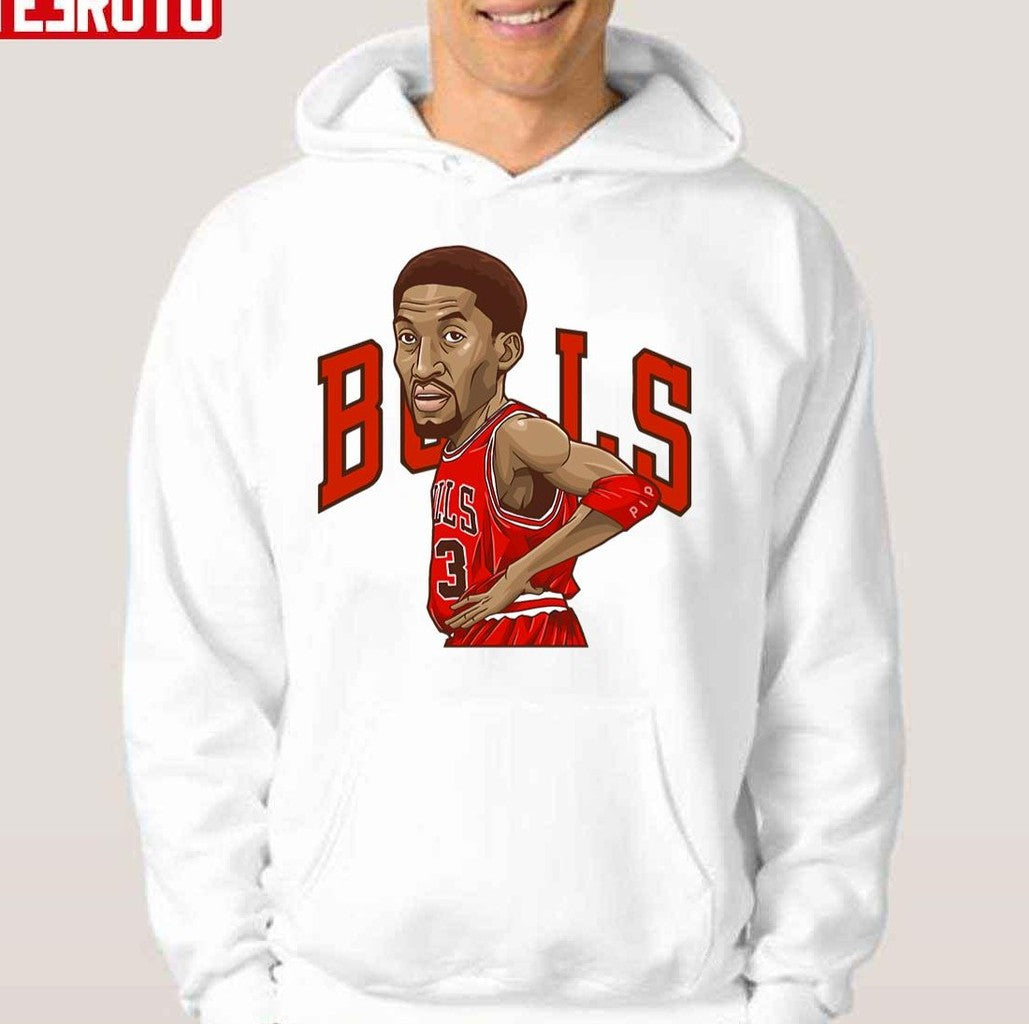 Scottie Pippen 33 Art Chibi Unisex Hoodie - T-Shirt, Sweatshirt, Hoodie