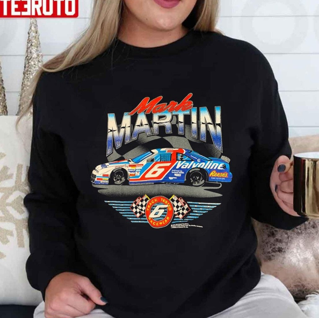 Racing Retro Vintage Mark Martin Unisex Sweatshirt - T-Shirt, Sweatshirt, Hoodie