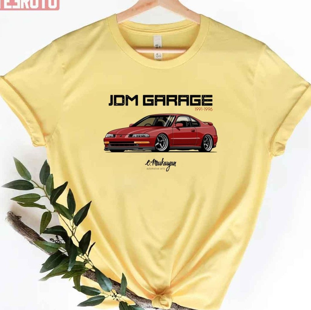 Prelude Iv Red Drift Car Graphic T-Shirt - T-Shirt, Sweatshirt, Hoodie
