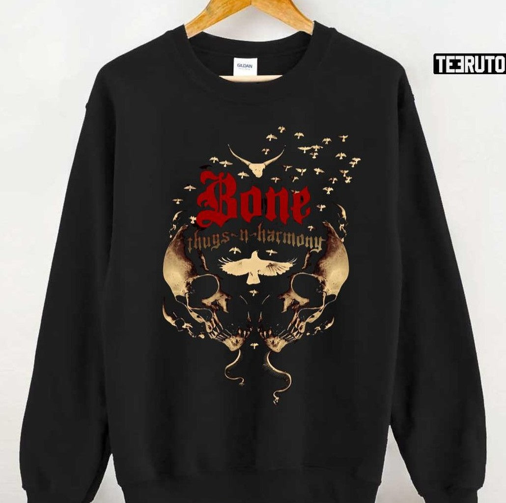 Retro Album Cover Bone Thugs And Harmony Music Band Unisex Sweatshirt - T-Shirt, Sweatshirt, Hoodie