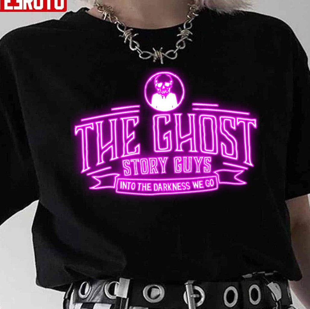 Pink Neon Ghost Story Guys Logo Unisex T-Shirt - T-Shirt, Sweatshirt, Hoodie